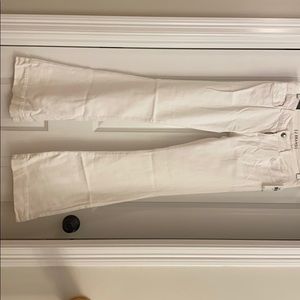 J brand white flare jeans